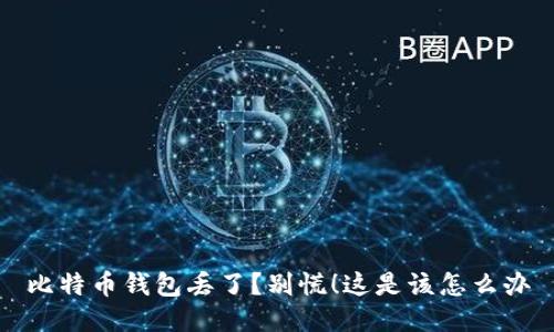 比特币钱包丢了?别慌!这是该怎么办