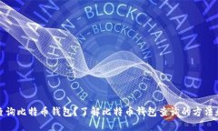如何查询比特币钱包？了